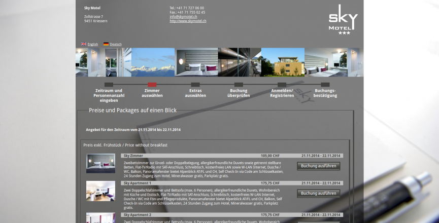 Skymotel Kriessern Schweiz Petra Gstöhl skymotel.ch
